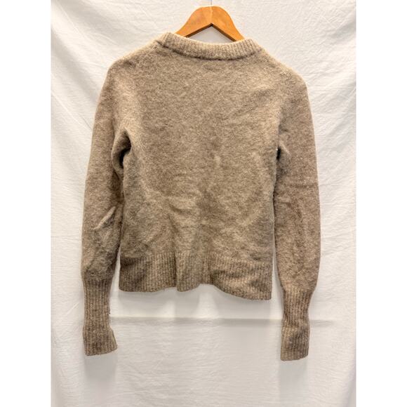 COS Alpaca and Wool Jumper XS Preppy Minimalist Cozy Neutral - Picture 3 of 4